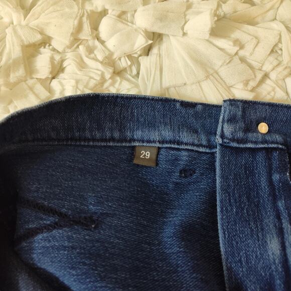 Spanx Jeans Womens 29 Blue The Slim X Super Skinny High Rise Stretch Denim - Picture 11 of 15